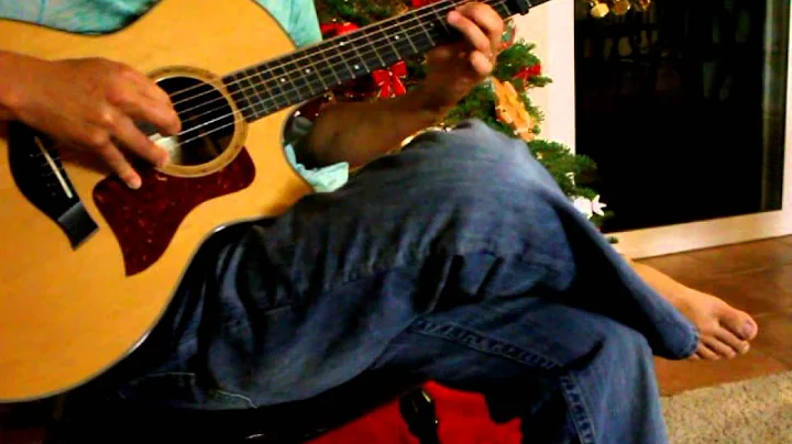 Acoustic guitar Christmas songs Angels we have hea...