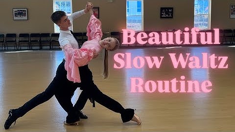 Beautiful Slow Waltz Routine with Figure Names & Timing by Roma & Marta