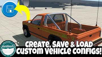 BeamNG Drive Tutorial - How to save and load custom vehicle configurations
