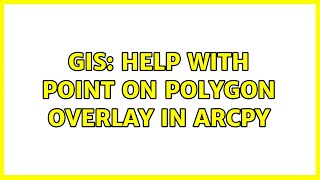 GIS: Help with Point on Polygon overlay in ArcPy