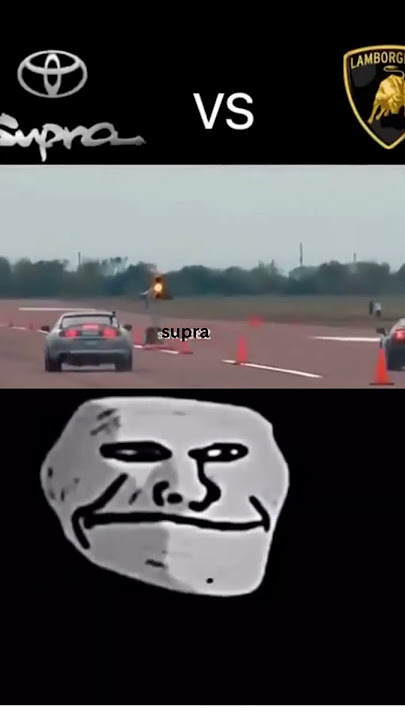 Toyota supra mk4  vs Lamborghini