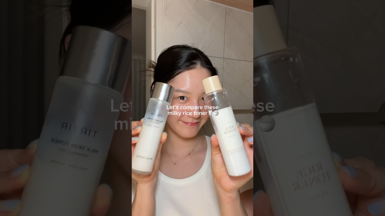 Let’s compare these milky rice toner 🥛🍚