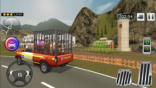 العاب سيارات_شاحنة نقل الحيوانات_سيارات شرطة screenshot 5