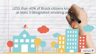 Smoke Free Brock - Cigarette Butts