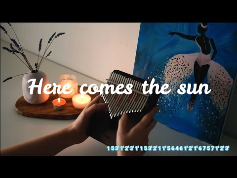 Here comes the sun - Kalimba Tutorial (21 key kalimba)