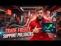 TRADING LETS ME LIVE FREELY ! Pocket Option Broker ! Support Level Pullbacks