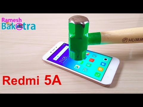 Redmi 5A Screen Scratch Test