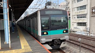 JR常磐緩行線E233系2000番台東マト15編成 金町駅発車