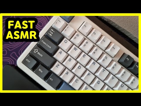 【FAST ASMR】 AULA F87⌨️ | Lubed Cherry MX Retooled Red | Keyboard Typing ASMR | No ADs No Talking😴
