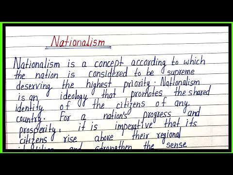 short essay on nationalism