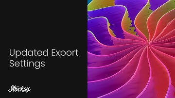 Updated Video Export Settings for Stocksy United