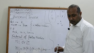 D.A.E MATH(113 & 123) Intro Binomial THeorem 1st Year