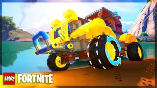 LEGO Fortnite Tutorial: How to build SUV Vehicle | Storage Car