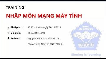 [BHTCNPM] TRAINING NHẬP MÔN MẠNG MÁY TÍNH GIỮA KỲ 1 - NH 2023-2024
