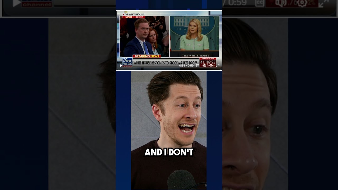 Fox News reporter: Did anyone at the White House short the stock market? #shorts