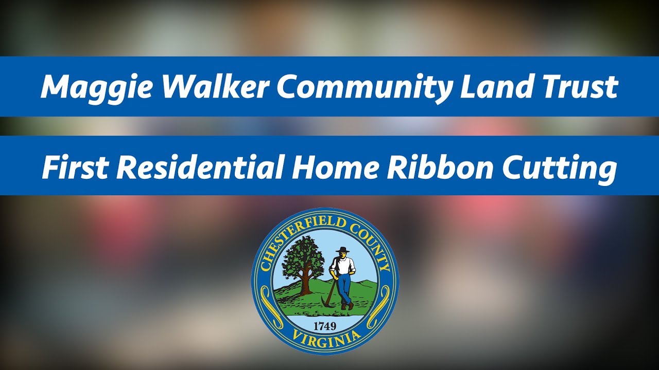 Maggie Walker Community Land Trust First Residential Home Ribbon