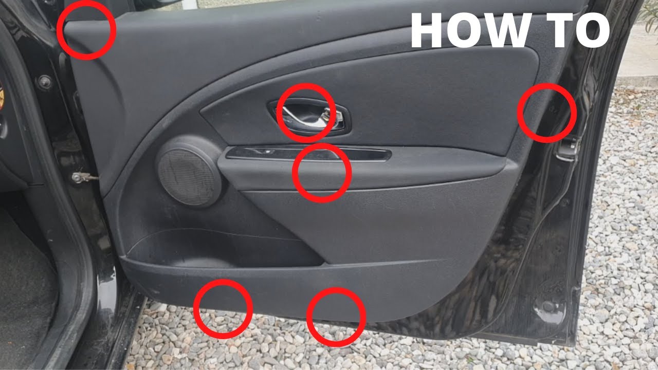 How to change the car speaker (Megane 3) 