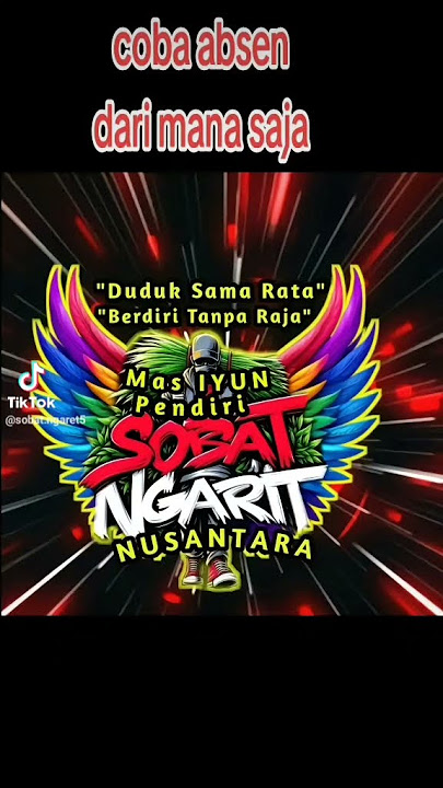Duduk sama raya berdiri tanpa raja #sobatngarit
