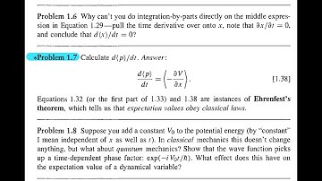 Introduction to Quantum Mechanics (2E) - Griffiths, P1.17: Momentum. Calculate d(p)/dt