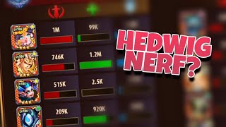 Hedwig Damage Has Been Down Drastically | Magic Rush
