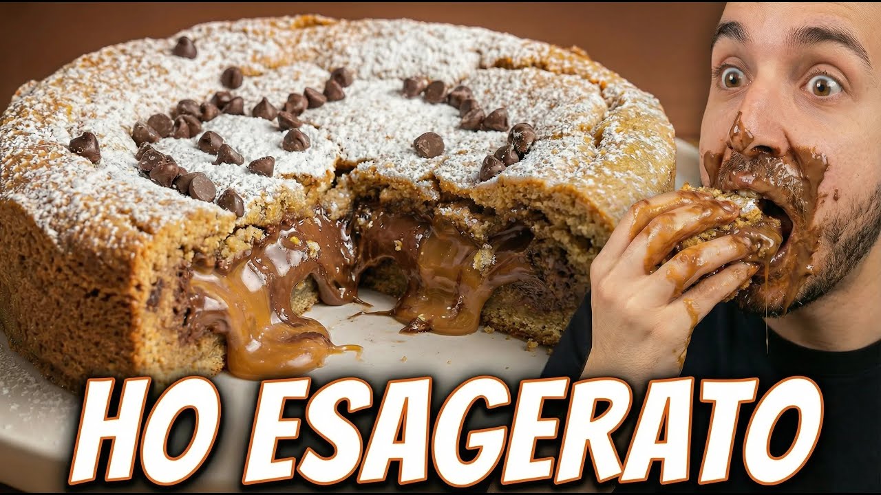 QUESTA TORTA COOKIE È UN ERRORE (GRAVISSIMO) 😱😋