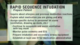 RSI - Rapid Sequence Induction