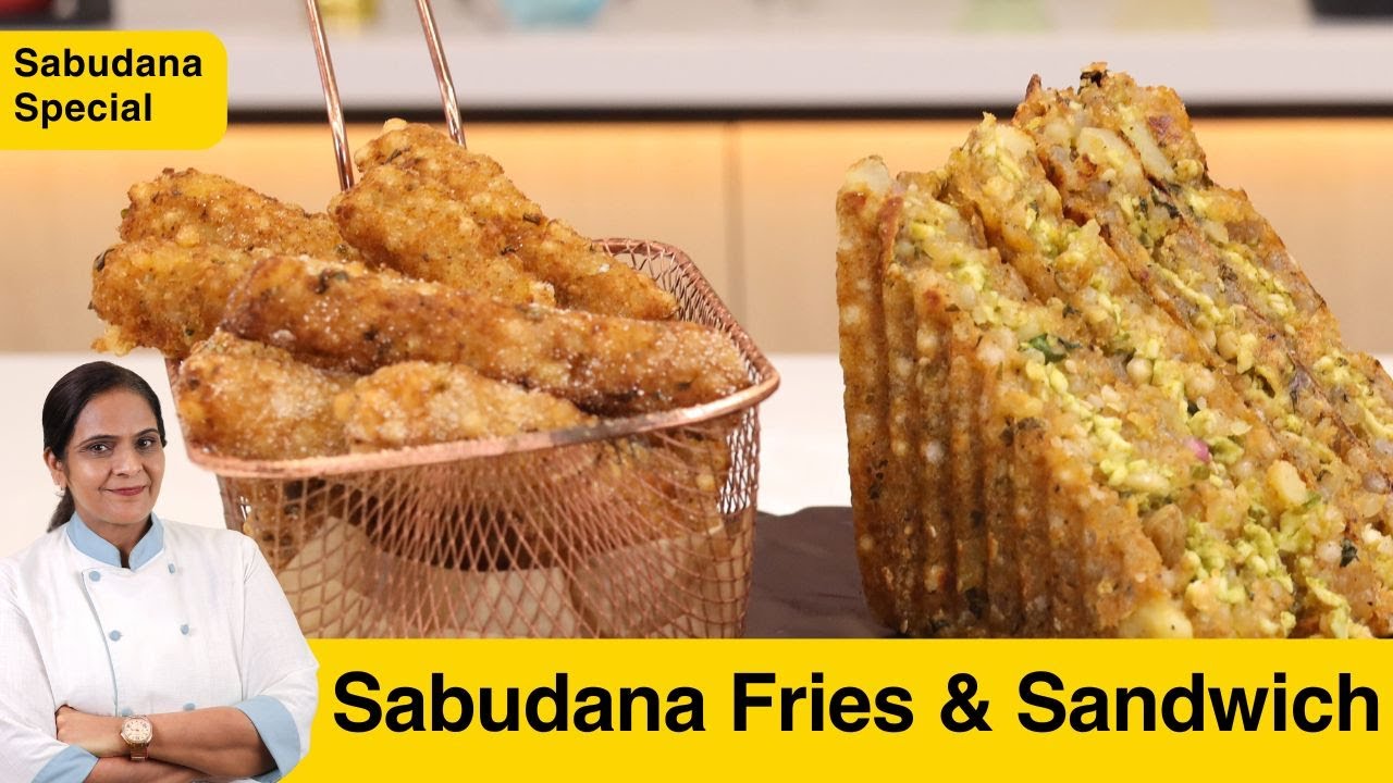Crispy Sabudana Fries & Stuffed Sandwich, Non-Sticky Sabudana Recipe, Navratri Vrat Recipes