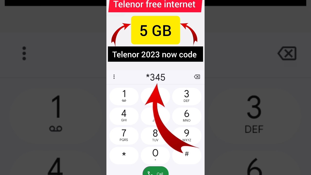 Telenor free 5GBb internet code 2023 || Telenor free internet 2023 code || Telenor free internet