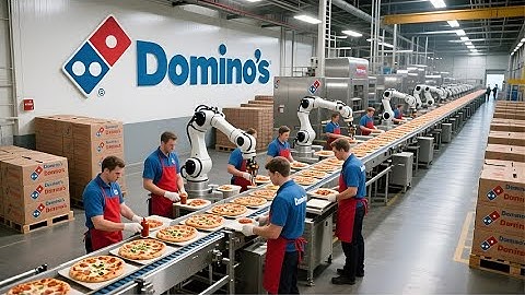 Inside the Domino’s Pizza Factory: From Fresh Dough to Ready-to-Bake Pizzas (Full Process)