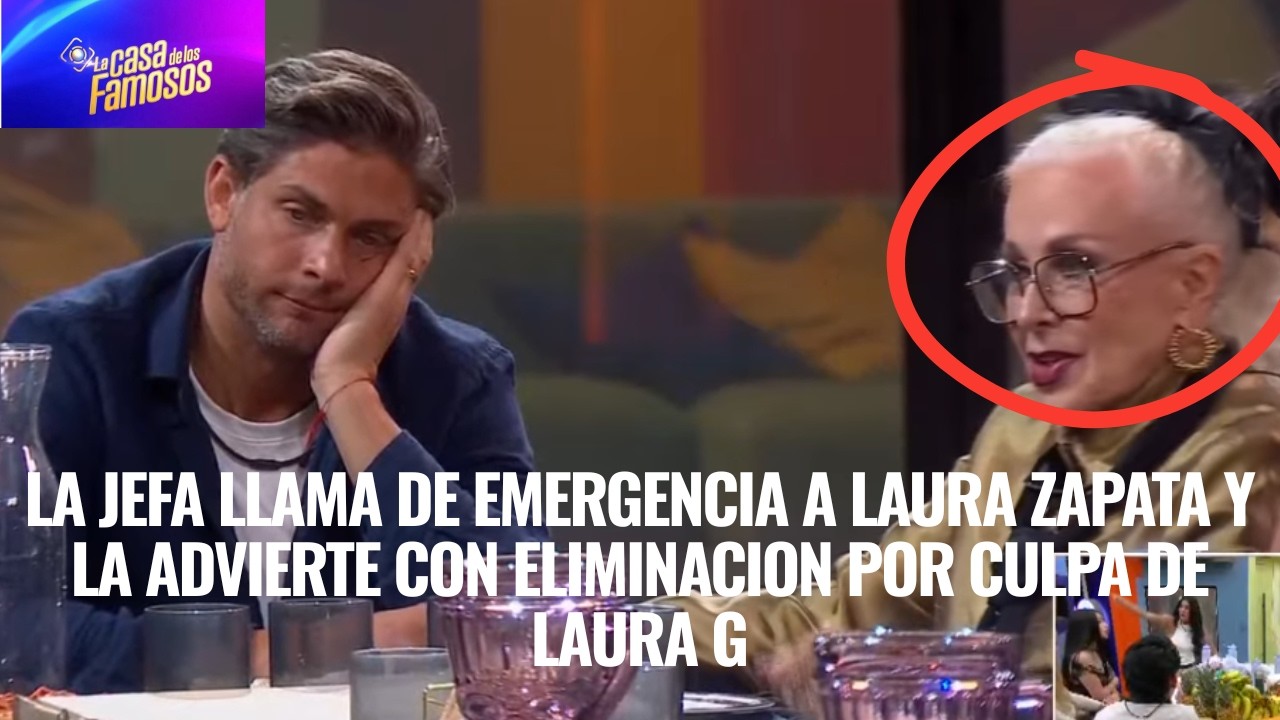 LA JEFA LLAMA DE EMERGENCIA A LAURA ZAPATA Y LA ADVIERTE CON ...