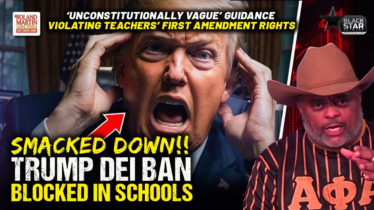 SMACKED DOWN! Judge BLOCKS Trump School DEI CRACKDOWN! SLAMS Policy As 'Unconstitutionally Vague'
