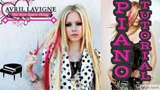 AVRIL LAVIGNE - 'THE BEST DAMN THING' BEGINNERS PIANO TUTORIAL | #LEARN IT WITH ME |