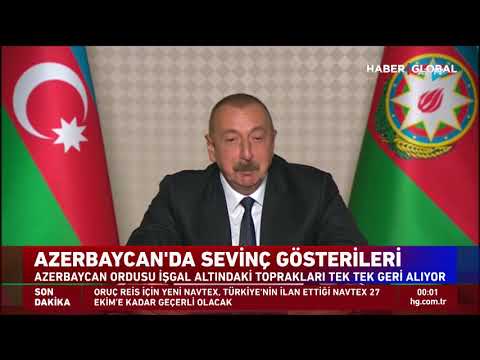 Aliyev Zafer Haberi Verirken Azerbaycan..! O Anları Görmek Lazım