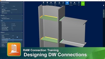 Designing Directly Welded (DW) Connections in RAM Connection