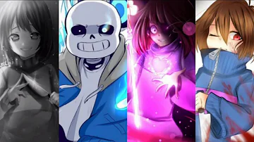 Sans vs Frisk vs Betty vs Chara | Soy Más Fuerte Que Tu Mashup {español}