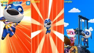 Talking Tom Hero Dash Android Gameplay #3 - TALKING HANK UNLOCKED screenshot 4