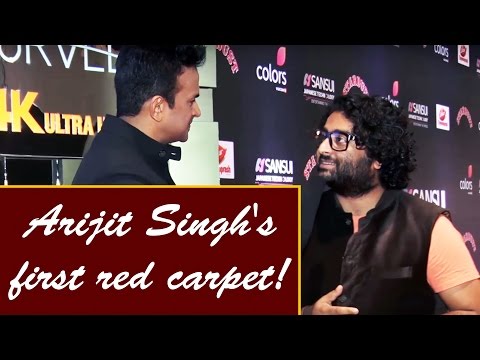 arijit-singh's-first-ever-interview-at-a-red-carpet-event-!
