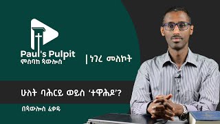 ክርስቶስ፡ ሁለት ባሕርይ ወይስ ‘ተዋሕዶ’? - ጳውሎስ ፈቃዱ