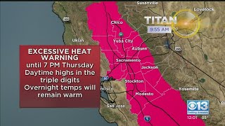 Excessive Heat Warning Issued For Valley Through Thursday