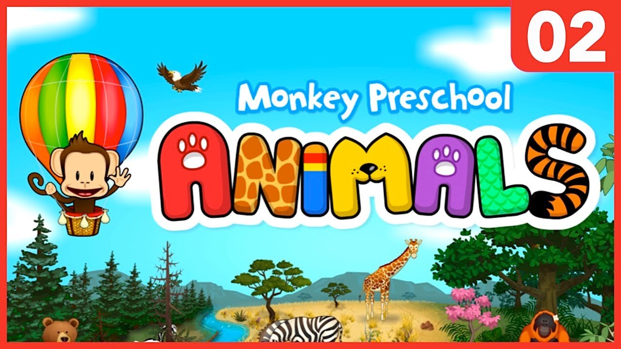 Monkey Preschool Animals Gameplay #2 | Learn Animals, Birds, Sea Creatures (Africa, Asia, Australia)