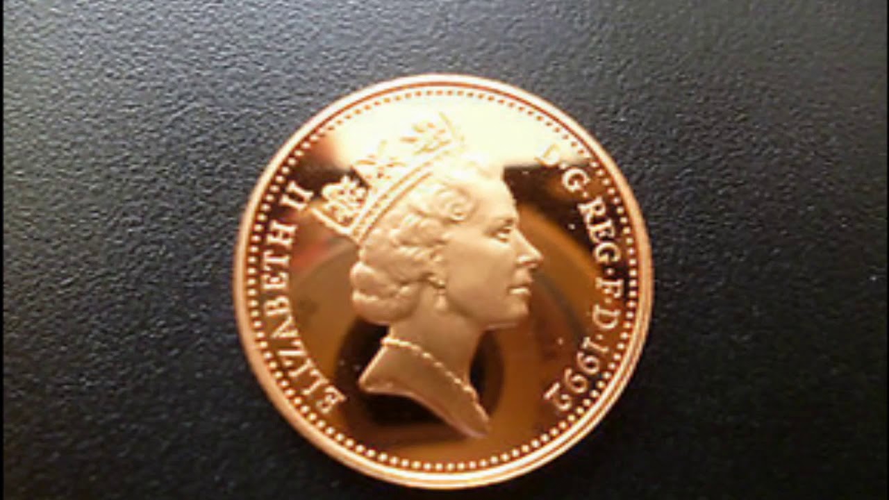 UK 1992 One Penny Coin VALUE - Queen Elizabeth II