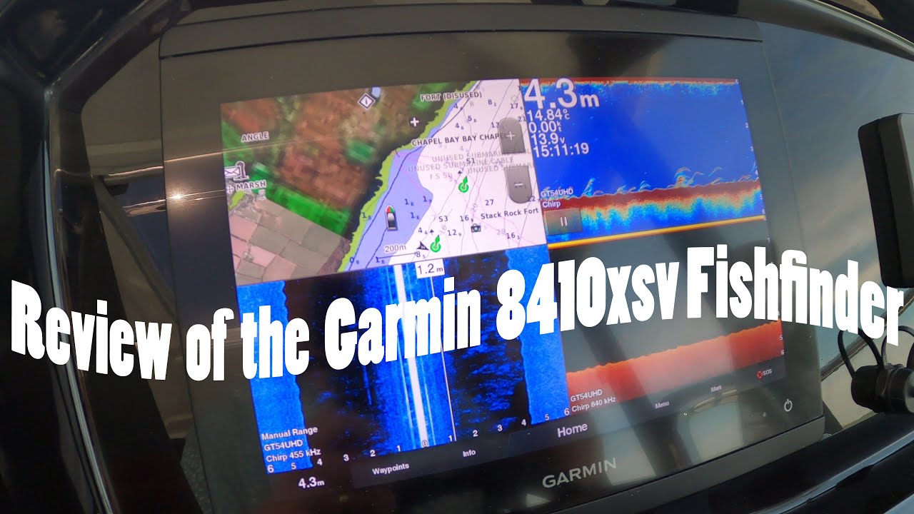The Garmin GPS Map 8410xsv Part 2 - The Fish Finder