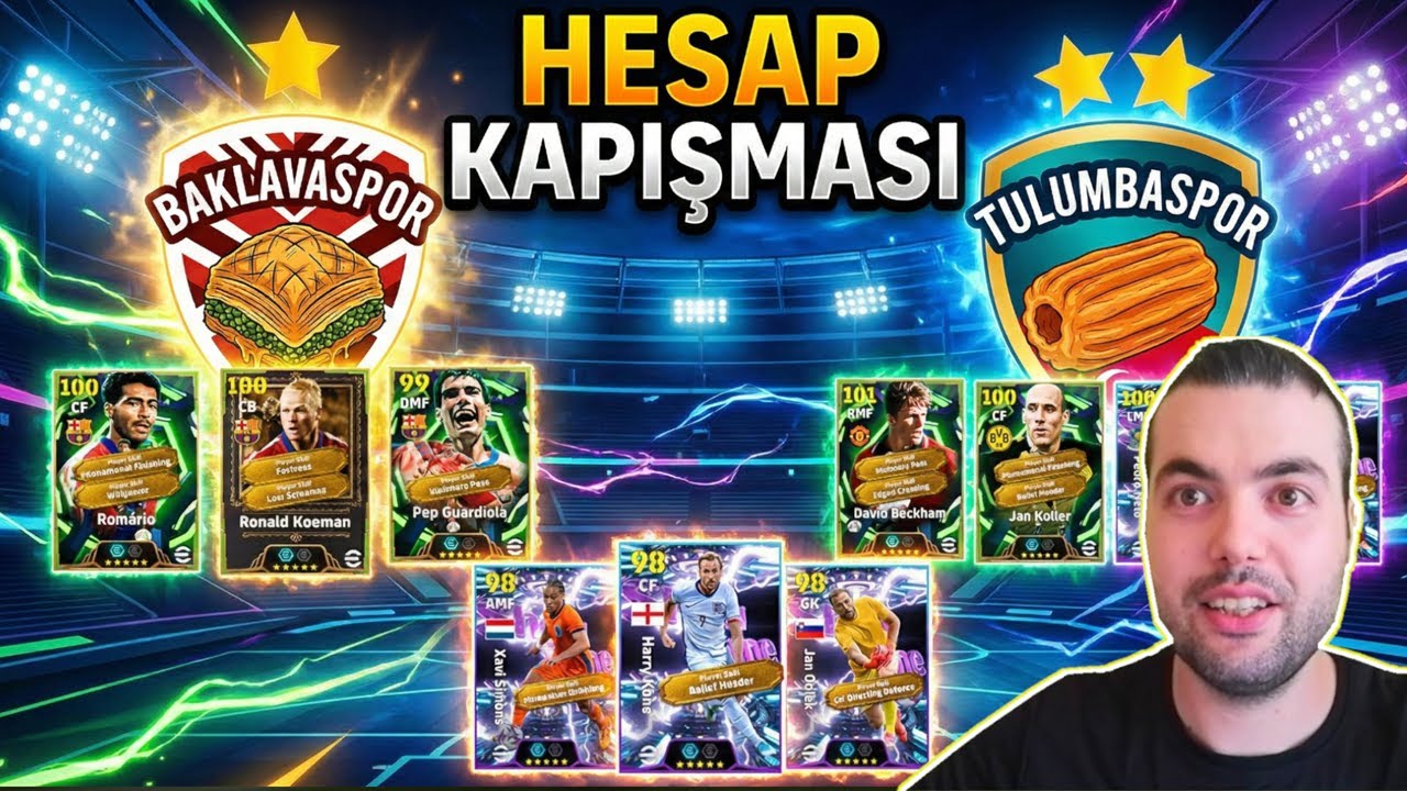 HESAP KAPIŞMASI 16. HAFTA🎁🪙BAKLAVASPOR vs TULUMBASPOR (eFootball 2026 Mobile)