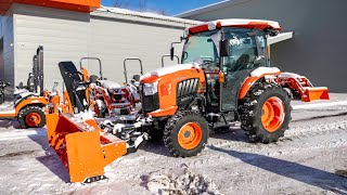 Kubota Grand L3560 & K-Connect Snowblower!