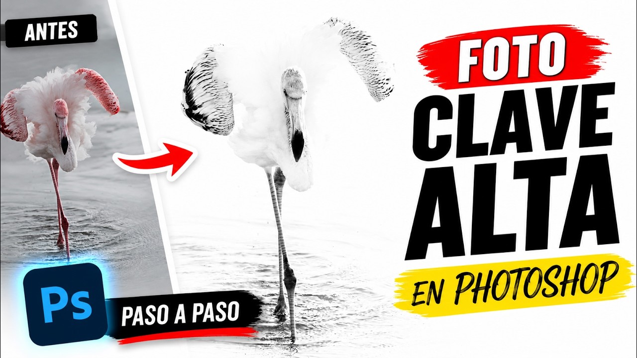 La forma MÁS FÁCIL de hacer una FOTO en CLAVE ALTA en Photoshop