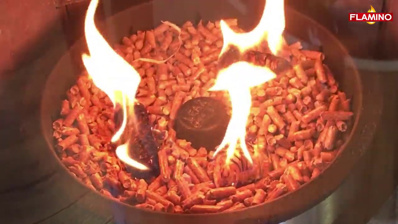 Brûleur à granules Q20 pour insert et poêle recevant des bûches de