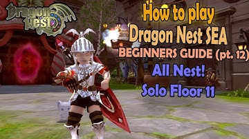 How to play Dragon Nest (All Nest, Novice Quest) | DN SEA