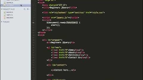 Beginners jQuery - Your first jQuery script