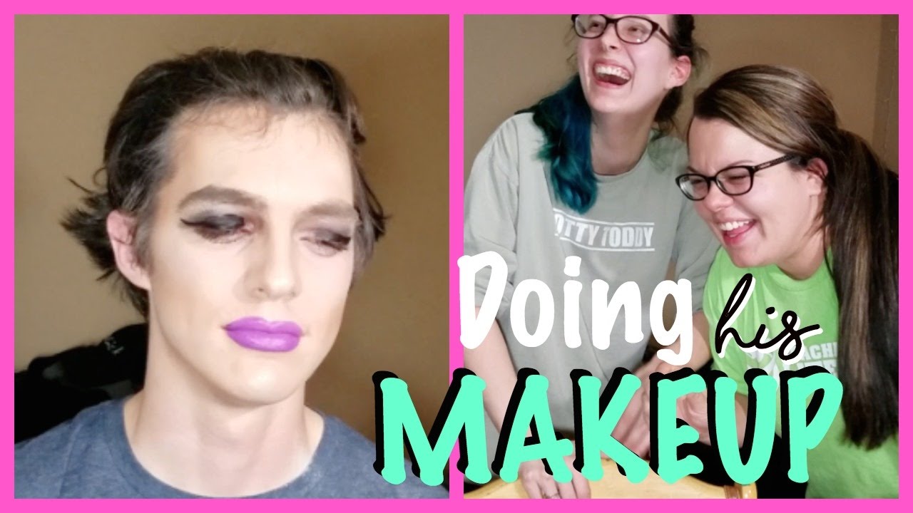 Doing her HUSBAND's MAKEUP!! YouTube