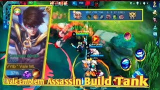 Build vale Terbaru 2022 ,Vale Emblem assasin | vale build tank #mlbb#gamplayvale#valemlbb